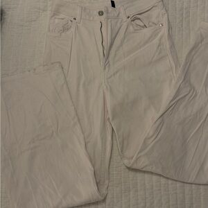 H&M Off-White Pants